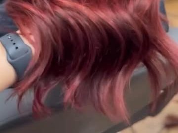 Red hair colour result